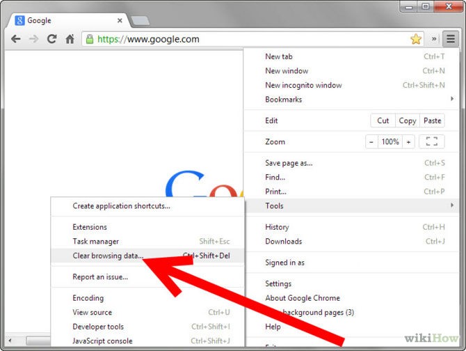 how to do a clear cache google chrome mac